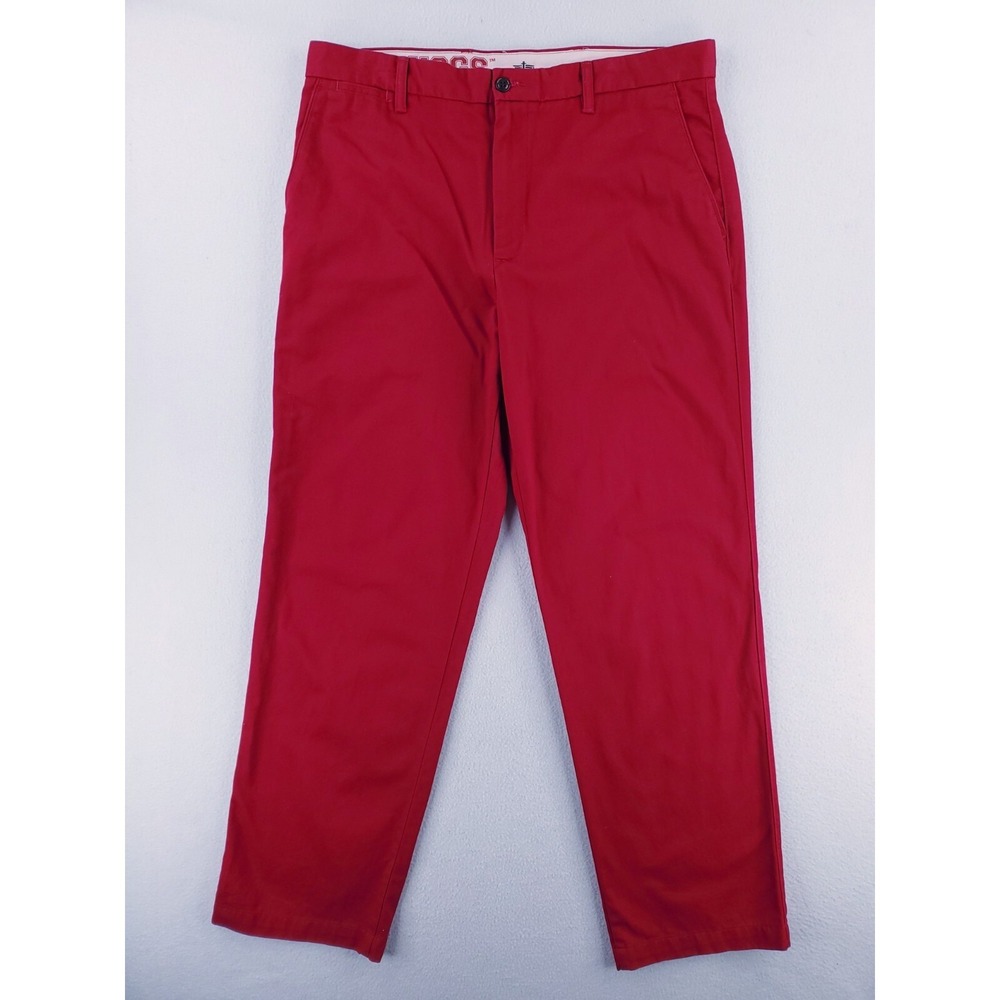 Arkansas‎ Razorbacks Pant Mens 36x32 Red Khakis Chino Flat Front Go Hogs Dockers